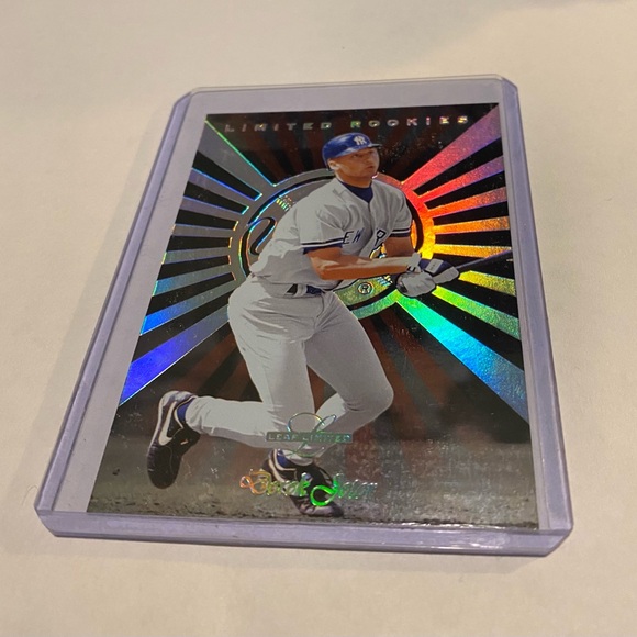 Derek Jeter 1996 Leaf Limited Rookies Baseball Card # 4 of 10 Foil Vintage - Picture 1 of 3